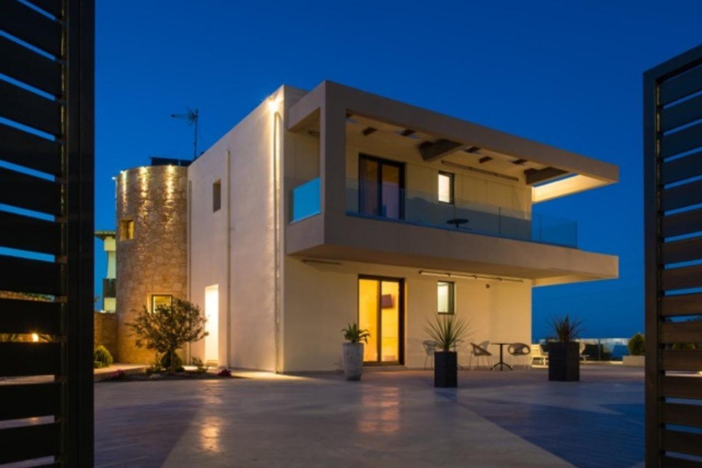 Orama Luxury Villa 4 Bedrooms With Private Pool Hersonissos  Exterior photo